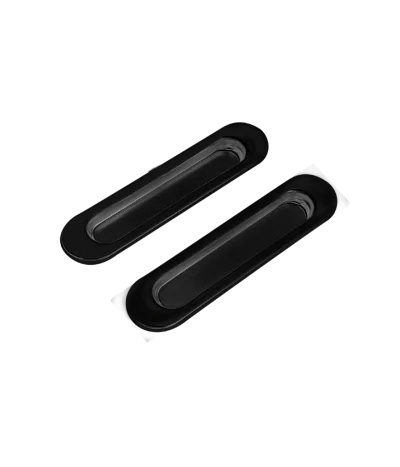 Комплект ручек для раздвижных дверей (2 шт) Sliding HANDLE Black